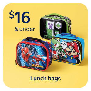 $16 & under - Lunch bags