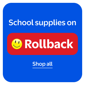 School supplies on Rollback