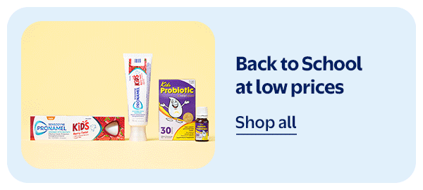Back to School at low prices