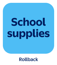 School supplies - Rollback