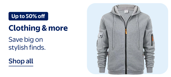 Up to 50% off - Clothing & more - Save big on stylish finds.