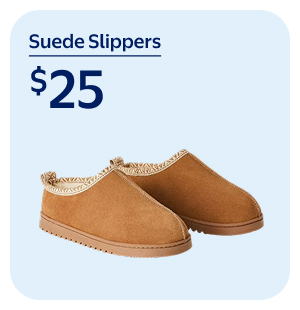 Suede Slippers