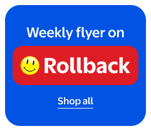 Weekly flyer on Rollback