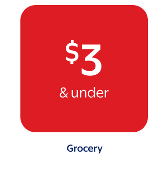 $3 & under - Grocery