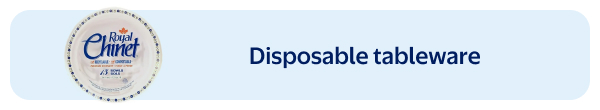 Disposable tableware