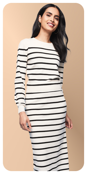 $20 - Stripe Sweater or Pencil Skirt