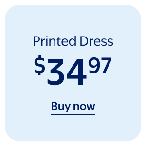 $34.97 - Printed Dress