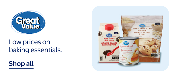 Great Value - Low prices on baking essentials.