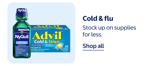 Cold & flu - Stock up on supplies for less.