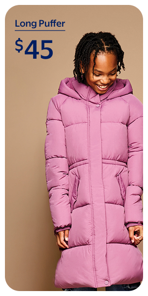 $45 - Long Puffer