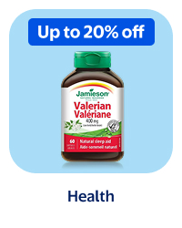 Up to 20% off - Health