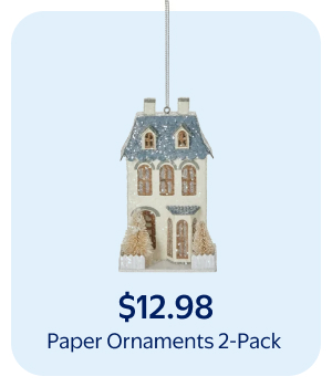 Paper Ornaments 2-Pack