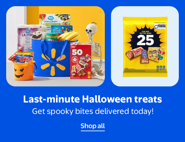 Last-minute Halloween treats - Get spooky bites delivered today!