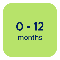 0 - 12 months