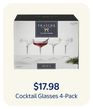 Cocktail Glasses 4-Pack