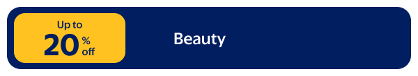 Up to 20% off - Beauty