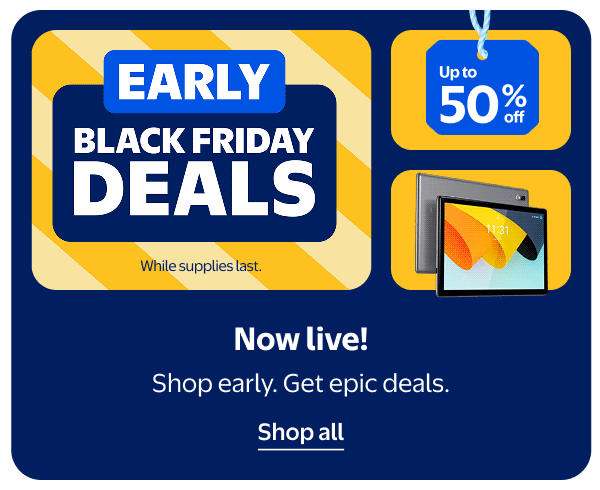 Early Black Friday Deals - Up to 50% off - Now live! Shop early. Get epic deals. While supplies last.