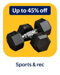 Up to 45% off - Sports & rec