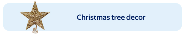 Christmas tree decor
