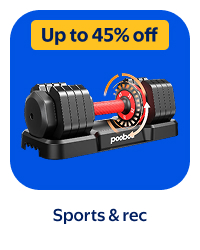 Up to 45% off - Sports & rec