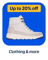 Up to 20% off - Clothing & more