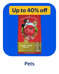 Up to 40% off - Pets