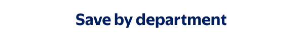 Save by department
