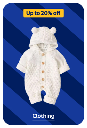 Up to 20% off - Clothing