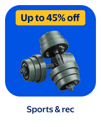 Up to 45% off - Sports & rec