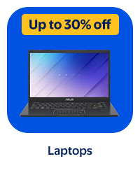 Up to 30% off - Laptops
