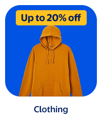 Up to 20% off - Clothing