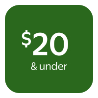 $20 & under
