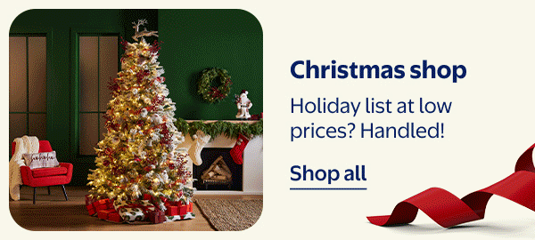 Christmas shop - Holiday list at low prices? Handled!