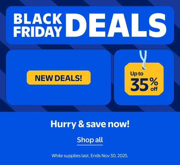 NEW DEALS! BLACK FRIDAY DEALS - Up to 35% off - Hurry & save now! While supplies last. Ends Nov 30, 2025.