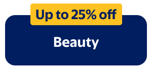Up to 25% off - Beauty
