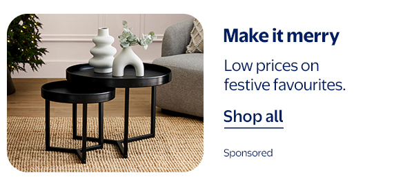 Make it merry - Low prices on festive favourites. Sponsored.