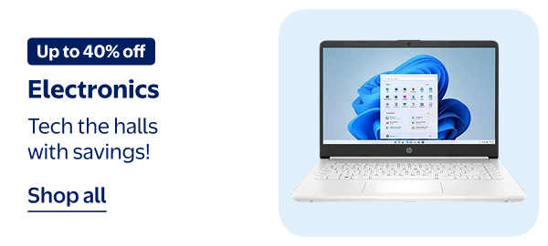 Up to 40% off - Electronics - Tech the halls with savings!