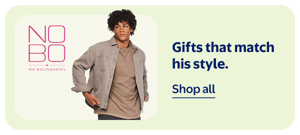 No Boundaries - Gifts that match his style.