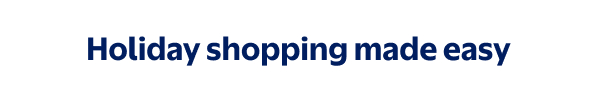 Holiday shopping made easy