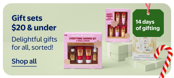 14 days of gifting - Gift sets $20 & under - Delightful gifts for all, sorted!