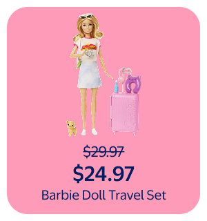 Barbie Doll Travel Set