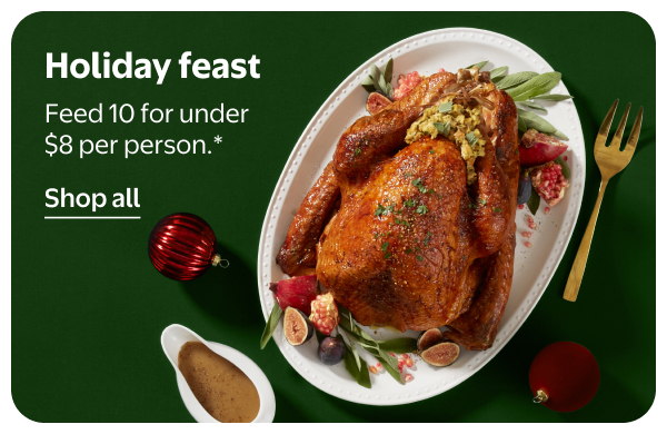 Holiday feast - Feed 10 for under $8 per person.*