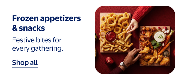 Frozen appetizers & snacks - Festive bites for every gathering.