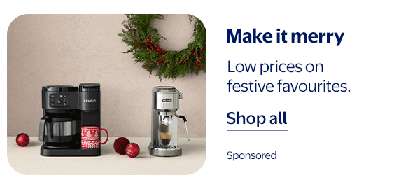 Make it merry - Low prices on festive favourites. Sponsored
