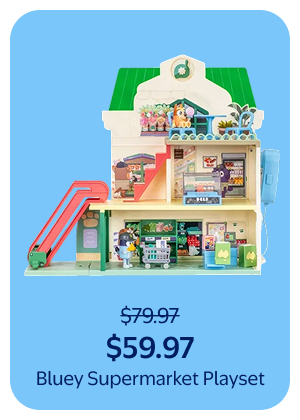 Bluey Supermarket Playset