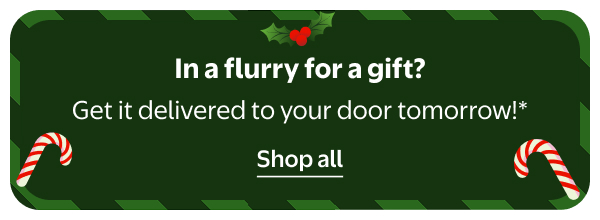 In a flurry for a gift? Get it delivered to your door tomorrow!*