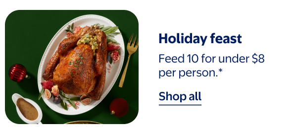Holiday feast - Feed 10 for under $8 per person.*