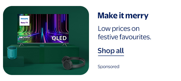 Make it merry - Low prices on festive favourites. Sponsored