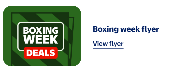BOXING WEEK DEALS - Boxing Week flyer