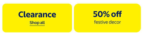 Clearance - 50% off festive decor